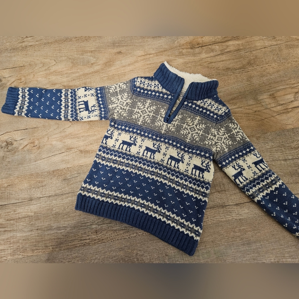 Boy Sweater Reindeer Isle 3T